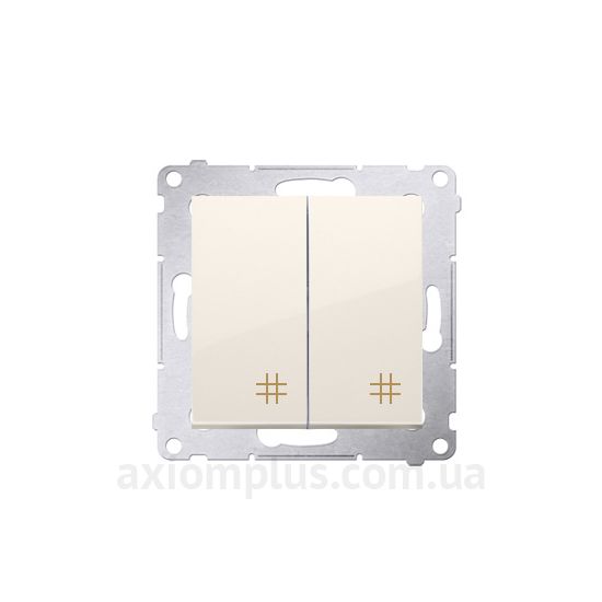 Изображение Kontakt Simon из серии Simon 54 Premium DW7/2.01/41 кремового цвета
