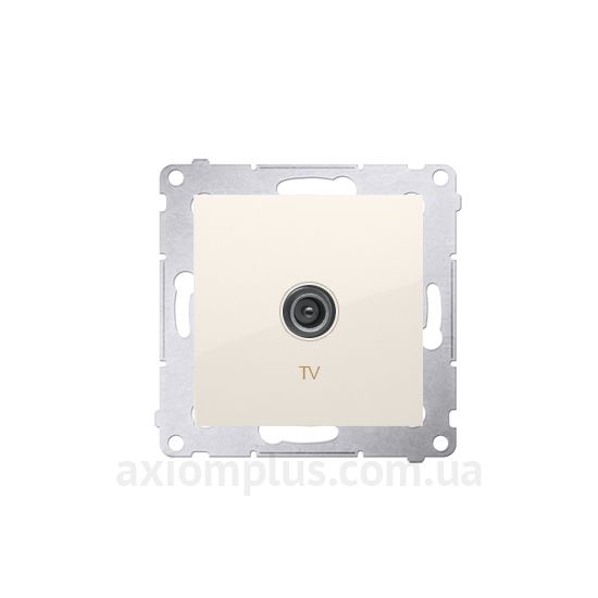 Фото Kontakt Simon серии Simon 54 Premium DAK1.01/41 кремового цвета