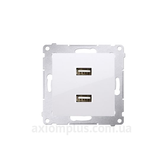 Изображение Kontakt Simon из серии Simon 54 Premium DC2USB.01/11 белого цвета