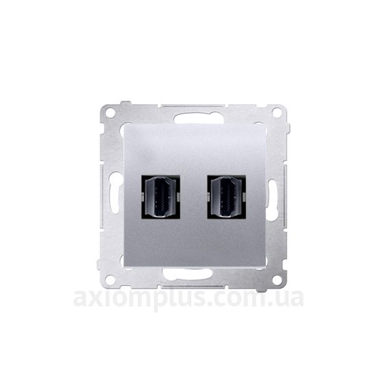 Фото Kontakt Simon из серии Simon 54 Premium DGHDMI2.01/43 серебристого цвета