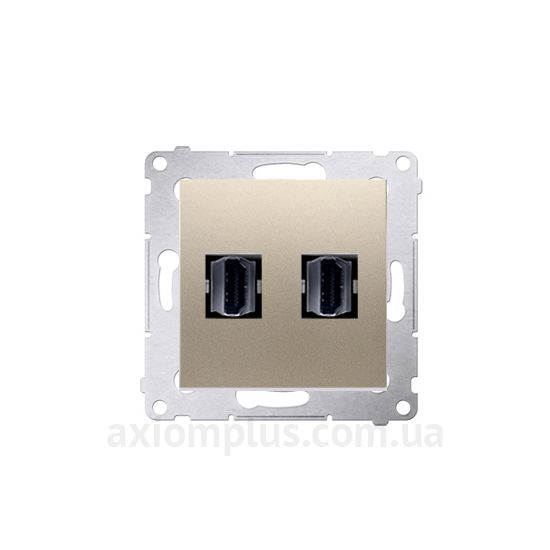 Фото Kontakt Simon серії Simon 54 Premium DGHDMI2.01/44 золотого кольору