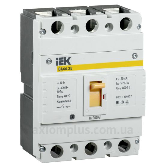 Фото IEK ВА44-35 200А 3Р 25кА (SVA4410-3-0200)