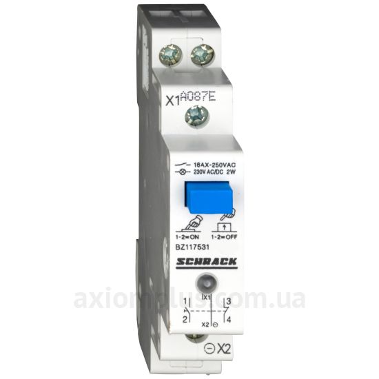 Кнопка Schrack Technik (BZ117531--) оранжевого кольору
