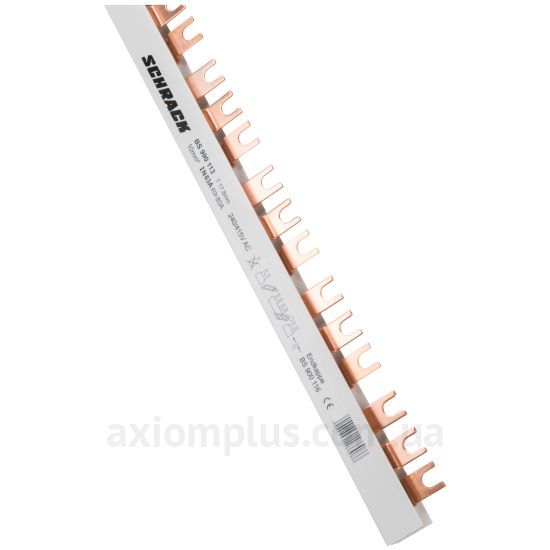 Шина Schrack Technik BS990113-- FORK 3P 63А (56 контактов) (белый цвет) фото
