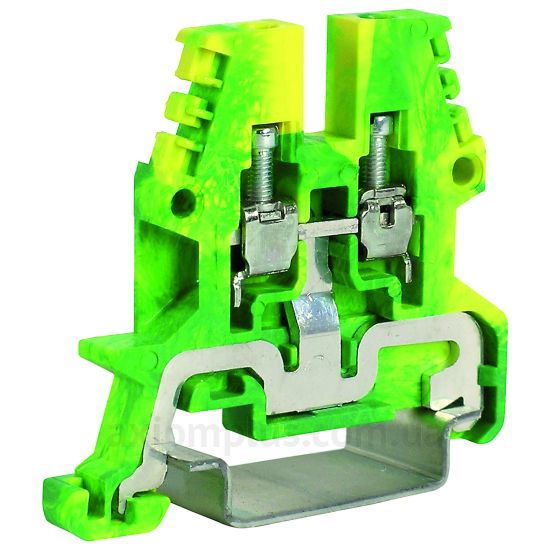 IK122002-- Schrack Technik жовто-зеленого кольору (на 2 контакта) (S <sub>дроту</sub> до 4мм²)