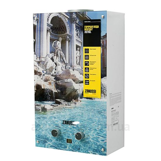 Водонагрівач Zanussi GWH 10 Fonte Glass Trevi 18кВт