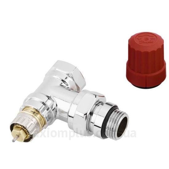 Угловой термостатический клапан Danfoss 013G4237 RA-NCX DN 15 вход 1/2"-выход 1/2" (хром)