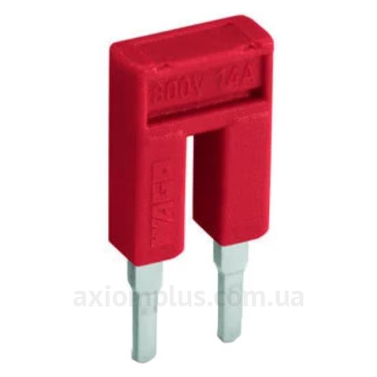 Шинная перемычка Wago 2000-402/000-005 14А (2 контакта) (красный цвет) фото