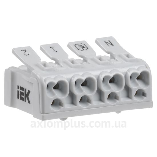 КСПн4-2L+N+PE IEK сірого кольору (на 12 контактів) (S <sub>дроту</sub> до 2,5мм²) , I<sub>n</sub>=16А