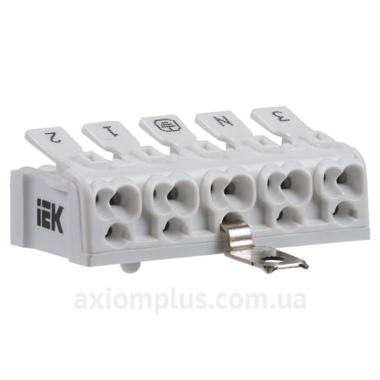 КСПнз5-3L+N+PE IEK серого цвета (на 15 контактов) (S <sub>кабеля</sub> до 2,5мм&sup2;) , I<sub>n</sub>=16А