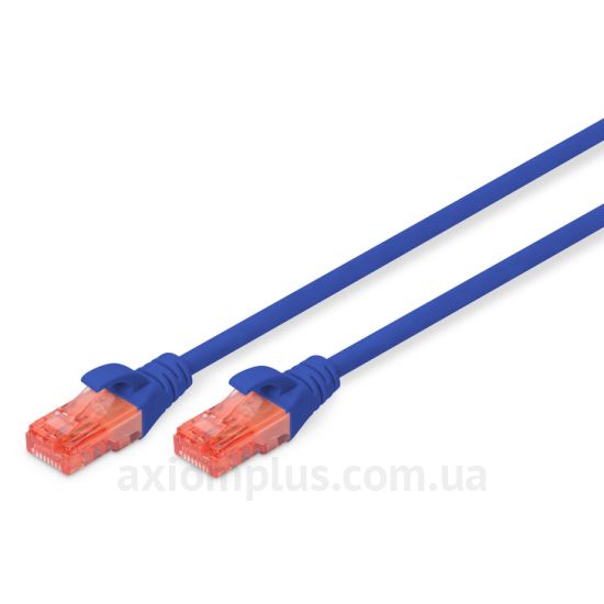 Digitus (DK-1612-050/B) - RJ-45 UTP cat.6 PVC 5м синий патч корд - фото
