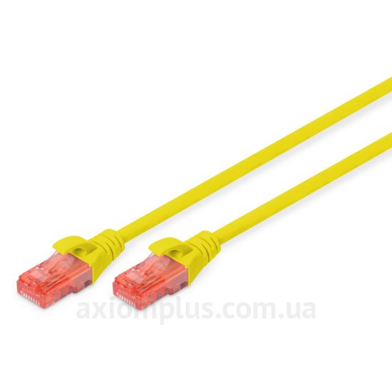 Digitus (DK-1612-050/Y) - RJ-45 UTP cat.6 PVC 5м желтый патч корд - фото