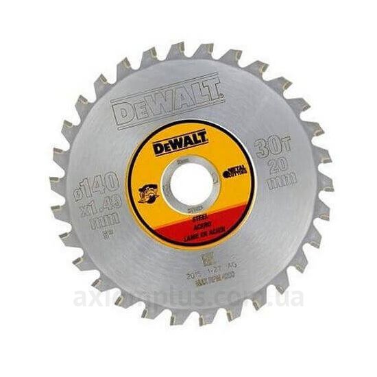 Зображення диска на циркулярну пилку DeWALT DT1923 140мм×20мм 30Т