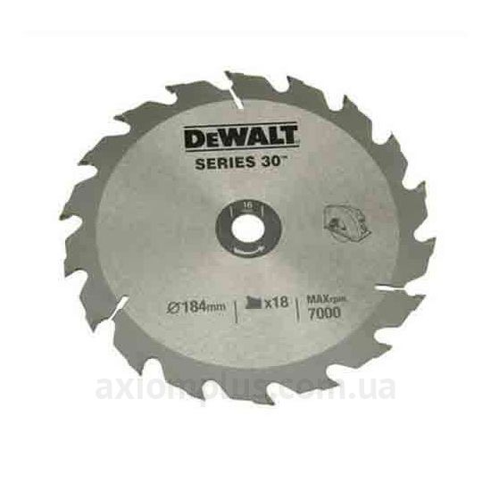 Изображение диска для пилы DeWALT DT1938 184мм×16мм 18Т