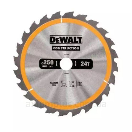 Фото диска для циркулярной пилы DeWALT DT1956 250мм×30мм 24Т