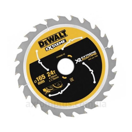 Фото диска для пилы DeWALT DT99560 165мм×20мм 24Т