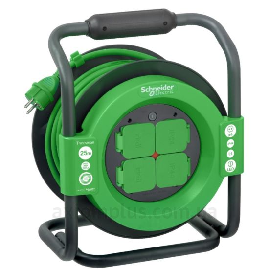 Подовжувач на котушці Schneider Electric IMT33147 Thorsman 25м 3х1, 5мм² IP44 IMT33147 фото