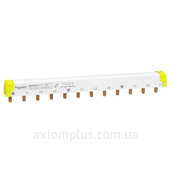 Шина Schneider Electric A9XPH412 PIN 4P 100А (24 контакта) (белый цвет) фото