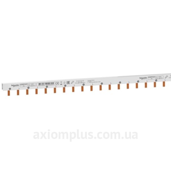 Зображення шина Schneider Electric EZ9XPH257 PIN 2P 63А (57 контактів) (сірий колір)