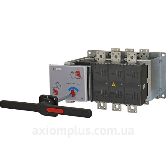 Корпусный разрывной 3P переключатель нагрузки 1-0-2 на 1250А ETI 4667006