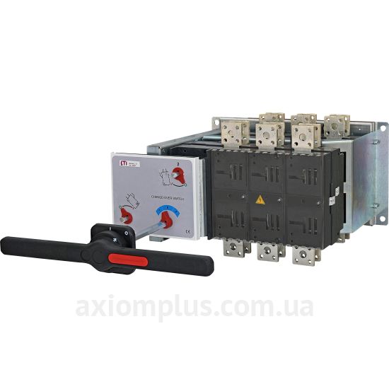 Корпусный разрывной 3P переключатель нагрузки 1-0-2 на 1600А ETI 4667007