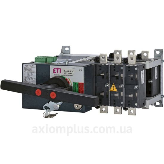 Корпусный разрывной 3P переключатель нагрузки 1-0-2 на 250А ETI 4667321