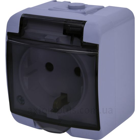 Изображение ETI серии Hermetics RHE-1sd-SR серого цвета