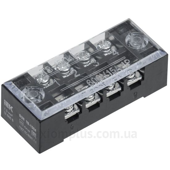 ТВ-1504 IEK черного цвета (на 4х2 контакта) (сечение до 1,5мм²) , I<sub>n</sub>=15А
