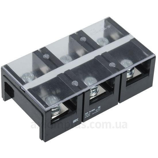 ТС-3003 IEK черного цвета (на 3х2 контакта) (сечение до 150мм²) , I<sub>n</sub>=300А