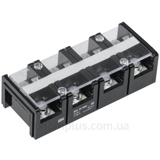 ТС-1004 IEK черного цвета (на 4х2 контакта) (S <sub>провода</sub> до 35мм²) , I<sub>n</sub>=100А