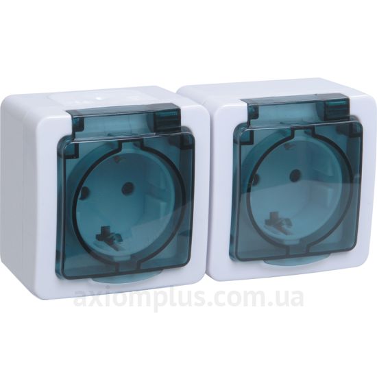 Фото IEK серии Гермес Plus РСб22-3-ГПБд белого цвета