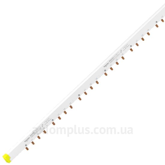 Фото шина Schneider Electric A9XAH457 PIN 4P 100А (57 контактів) (білий колір)