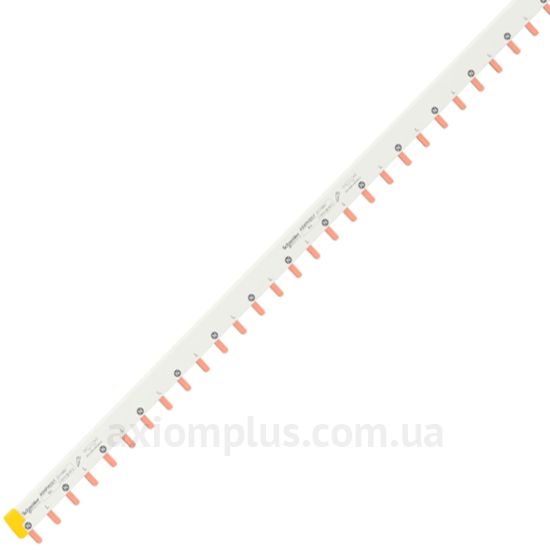 Фото шина Schneider Electric A9XPH257 PIN 2P 100А (57 контактів) (білий колір)