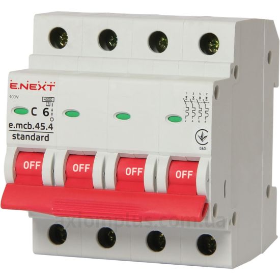 Фото E.Next e.mcb.stand.45.4.C6 (s002060)