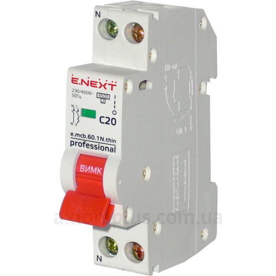 Фото E.Next e.mcb.pro.60.1N.С20.thin (p055002)
