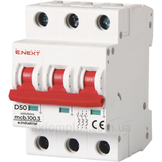 Зображення E.Next e.industrial.mcb.100.3.D.50 (i0200008)