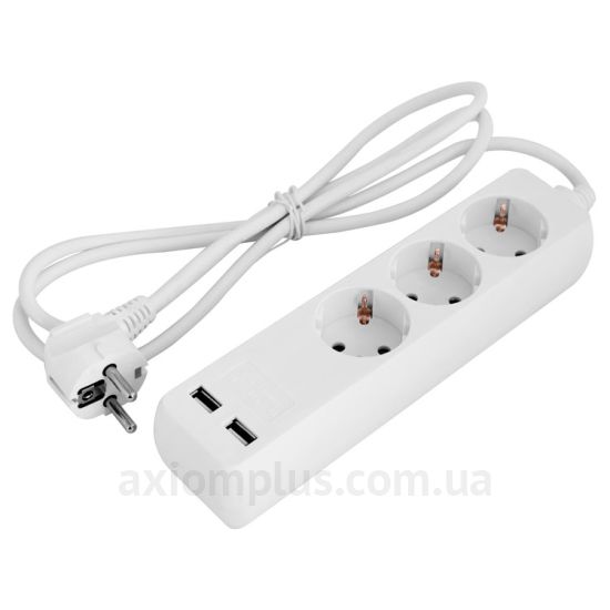 Удлинитель E.Next e.es.3.1.5.zb2.usb 3 гнезда 1.5м с USB-зарядкой (s042128) s042128 фото