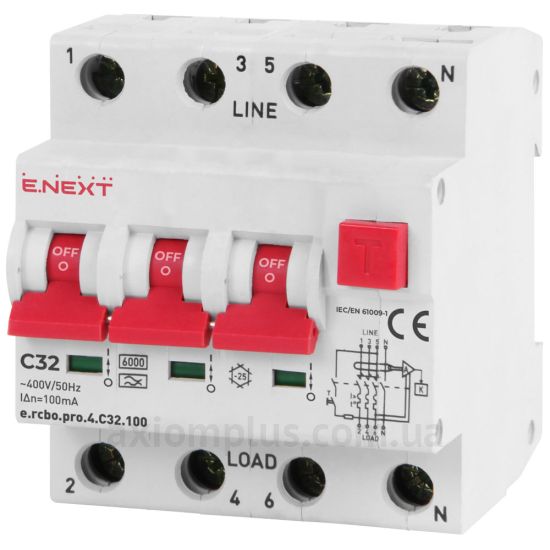 Зображення E.Next e.rcbo.pro.4.C32.100