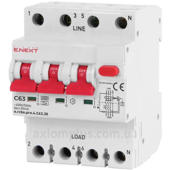 Фото E.Next e.rcbo.pro.4.C63.30