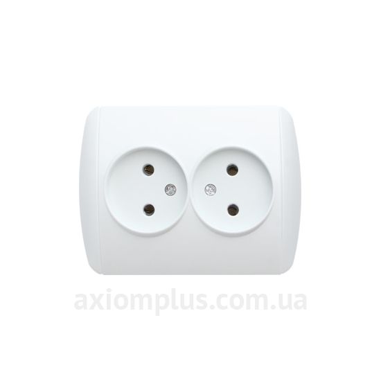Фото E.Next серії Standard new e.install.stand.810D білого кольору