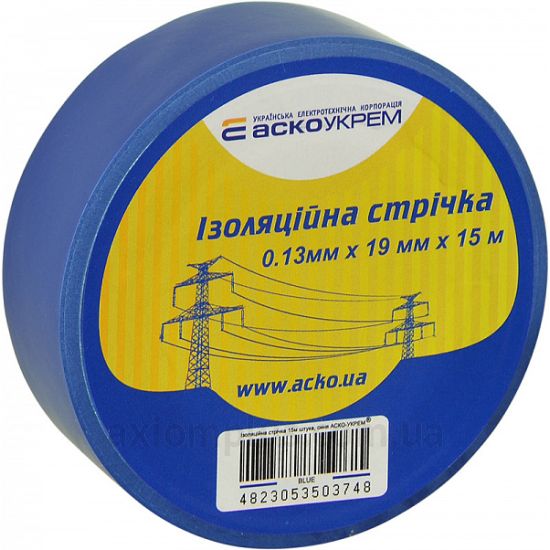 Изолента синего цвета Аско-Укрем (A0150020029)