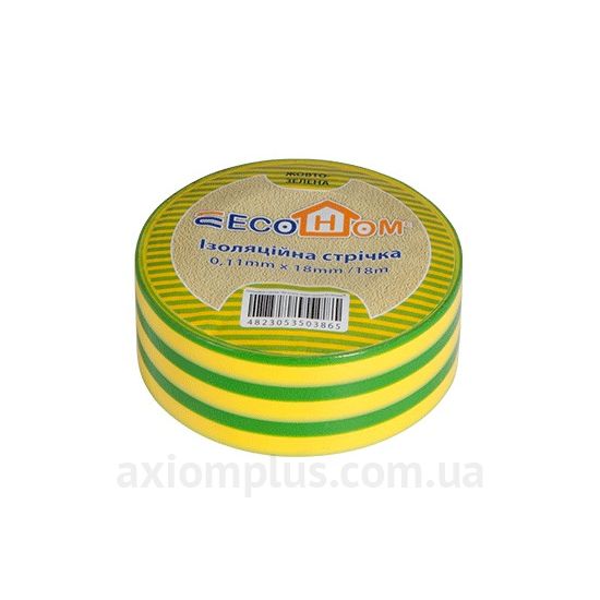 Ізоляційна стрічка жовто-зеленого кольору ECOHOME (ECO0150020018)