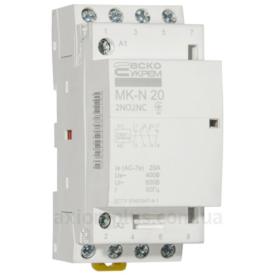 Аско-Укрем MK-N -MK-N 4P 20A 2NO2NC (A0040030029)