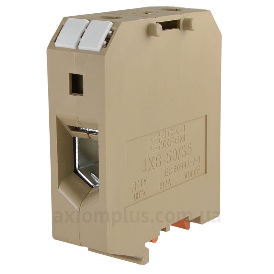 JXB 50/35 Аско-Укрем жовтого кольору (на 2 контакта) (S <sub>дроту</sub> до 50мм²) , I<sub>n</sub>=192А