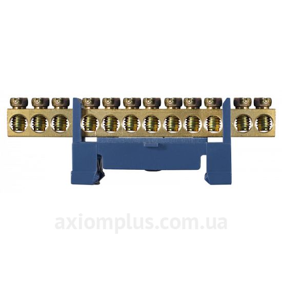 Шина (N) Аско-Укрем BC-512 6х9 A0150120035 63А (12 контактов) (синий цвет) фото