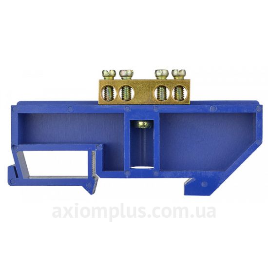 Шина (N) Аско-Укрем ВС - 4А 04 A0150120047 63А (4 контакта) (синий цвет) фото