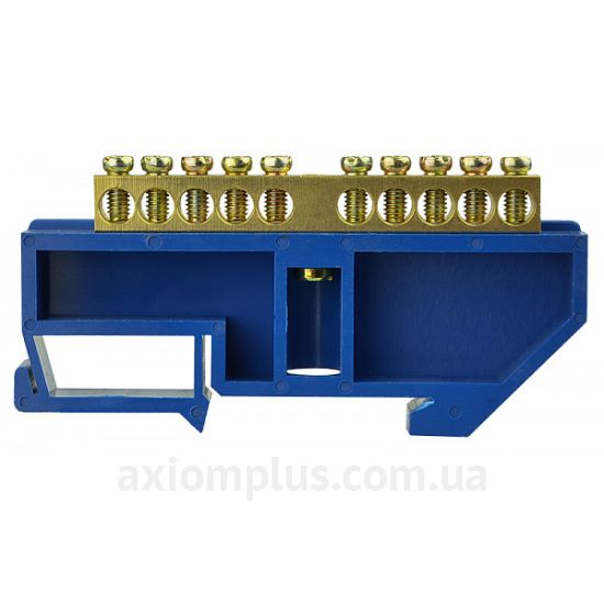 Шина (N) Аско-Укрем ВС - 4А 10 A0150120050 63А (10 контактов) (синий цвет) фото