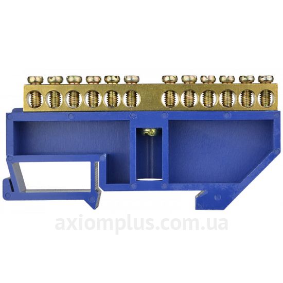 Шина (N) Аско-Укрем ВС - 4А 12 A0150120051 63А (12 контактов) (синий цвет) фото