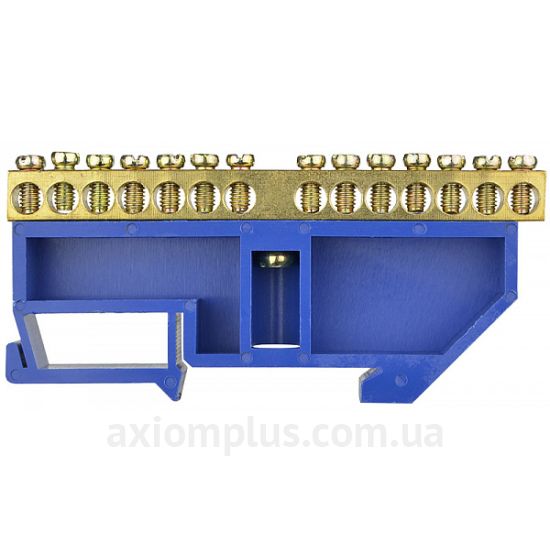 Шина (N) Аско-Укрем ВС - 4А 14 A0150120052 63А (14 контактов) (синий цвет) фото