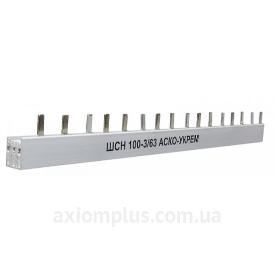 Шина Аско-Укрем ШСН 100- 3/63 A0150110011 3P 63А (белый цвет) фото